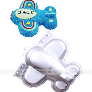 Khuôn bánh bông lan, rau câu, gato nướng hình máy bay 26cm