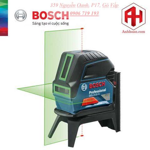 Máy cân mực tia laser Bosch GCL 2-15 G tia xanh