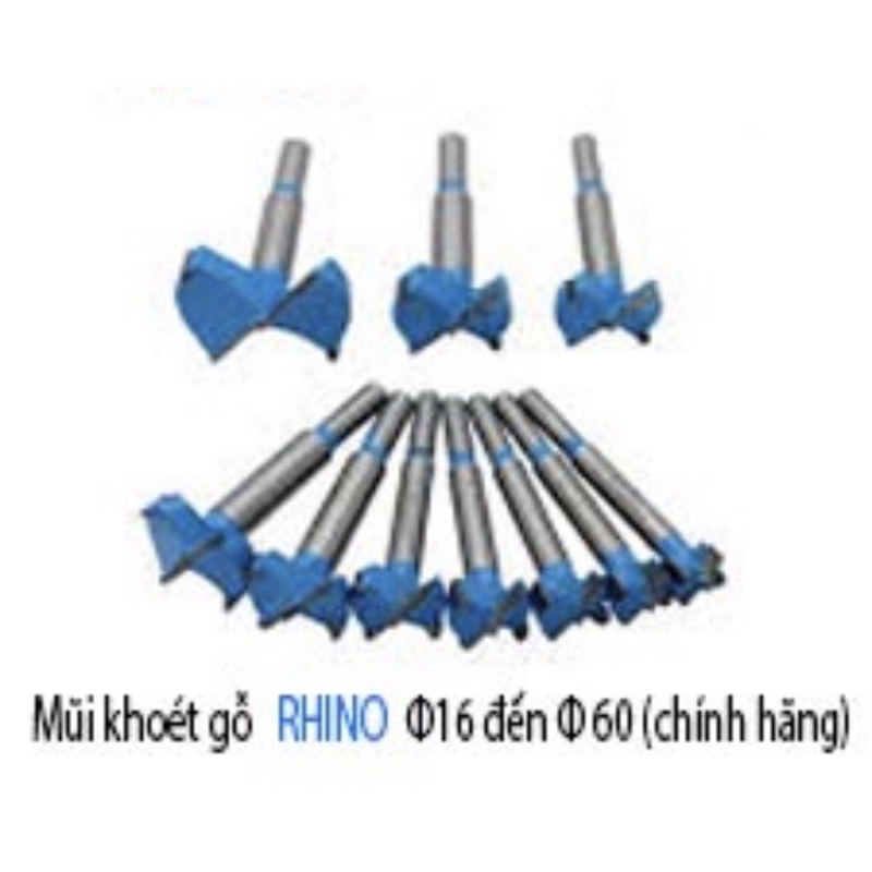 Mũi khoét gỗ RHINO / Mũi khoét gỗ dạng múi khế