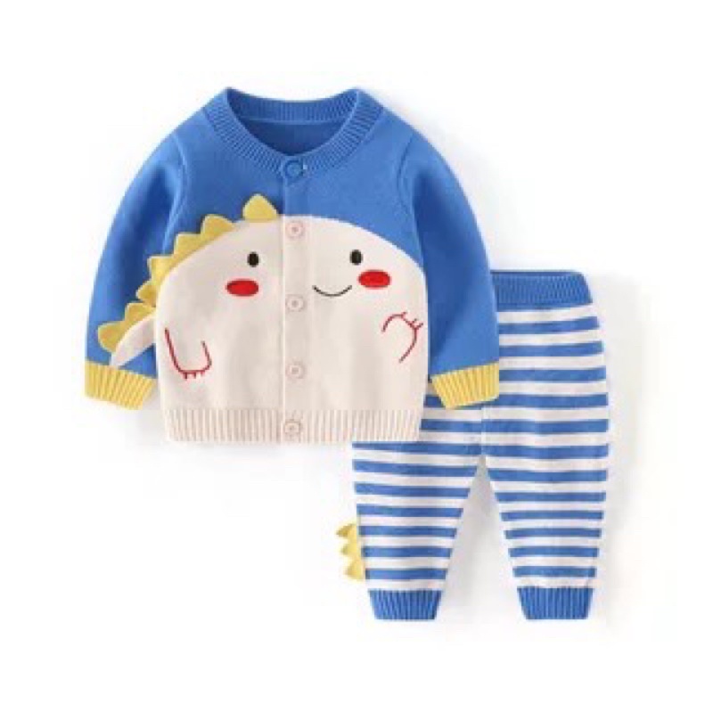 Bộ len Cool Baby xuất Hàn chất đanh đẹp cho bé