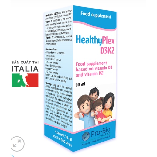 D3K2 HealthyPlex (10ml) Vitamin