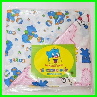 Set 10 chiếc tã chéo vải cotton cho bé sơ sinh, KT 45x55cm - L6