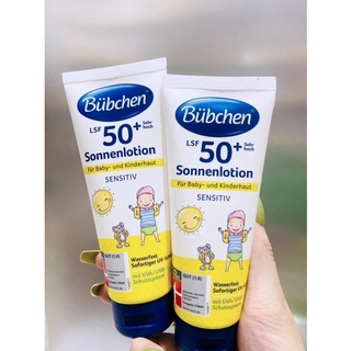 Kem chống nắng bubchen cho bé spf50+ tuýp 100ml