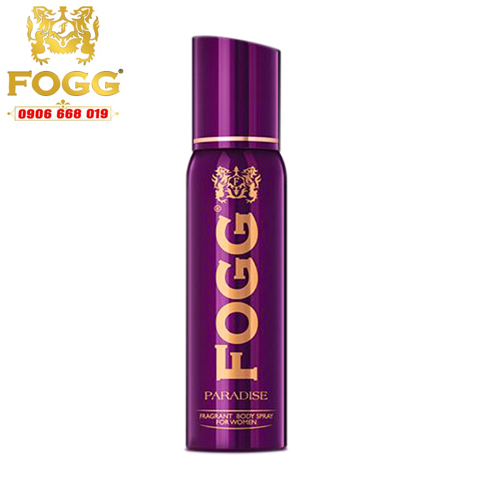 NƯỚC HOA XỊT TOÀN THÂN NỮ FOGG PARADISE- DUBAI - 120ml