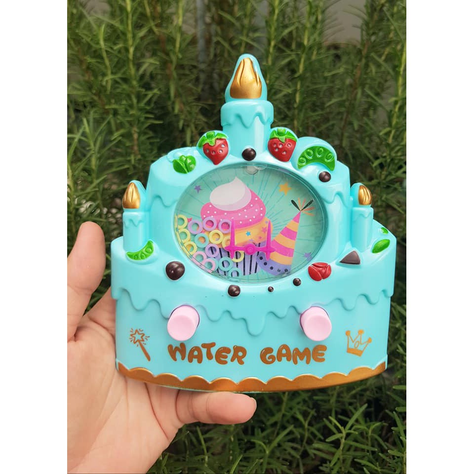 Máy bắn vòng nước, water game  hình lâu đài happy birthday cho bé