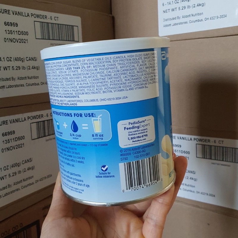 Sữa Pediasure Grow and Gain 400g Mỹ