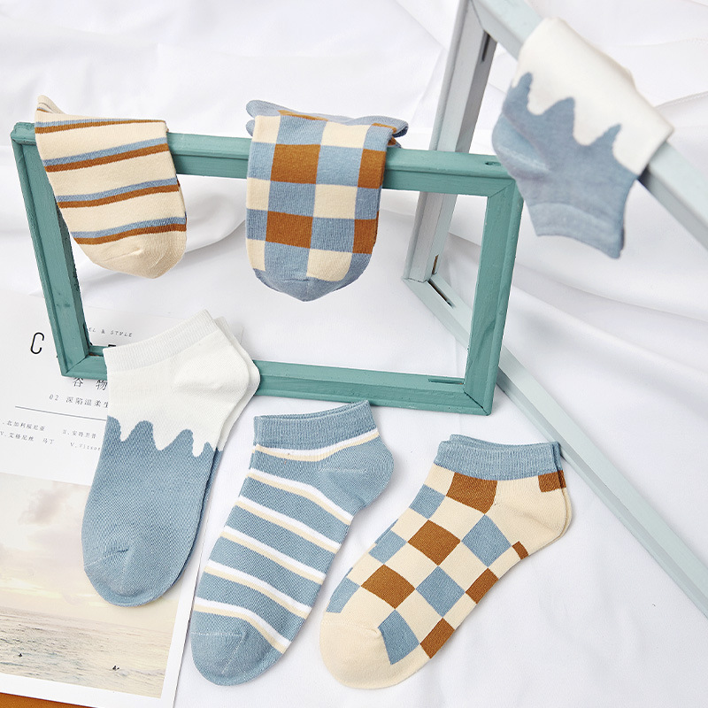 Vớ nữ cổ ngắn phong cách valentine ngọt ngào dễ thương chất lượng cao T20