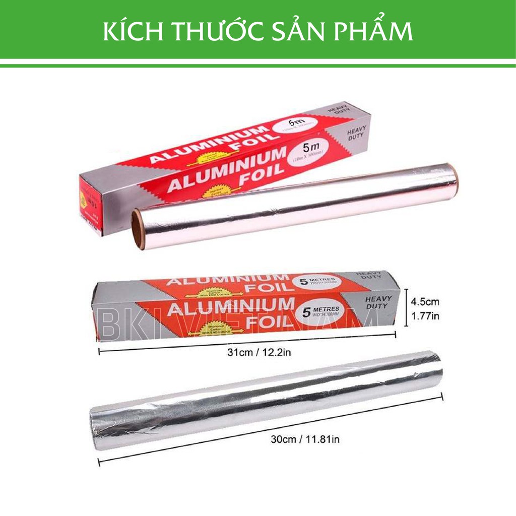 Cuộn giấy bạc nướng ALUMINIUM - GIAYBAC