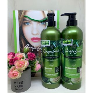 Dầu gội cặp BƯỞI -Grapefruit 850ml ( cả cặp gội + xả 2 chai)