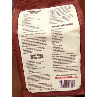 BỘT MÌ NGUYÊN CÁM HỮU CƠ BOB'S RED MILL ( gói tách lẻ 250g)