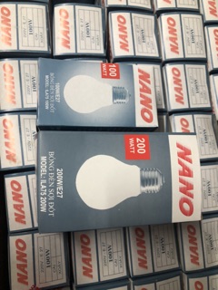 [KÈM VIDEO] Bóng Đèn Sợi Đốt NaNo Siêu Sáng 100W,200W