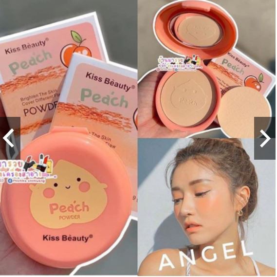 Phấn nén Kiss Beauty phiên bản trái đào Peach Powder | BigBuy360 - bigbuy360.vn