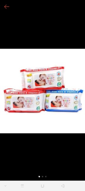SALE SỐC❤️giấy ướt baby có nắp❤️bịch 100 tờ siêu dai