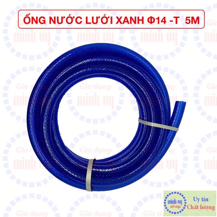 Bộ ống lưới xanh kèm vòi xịt nước rửa xe, tưới cây , chiều dài ống  5m / 10m đầu nối nhanh nối thẳng vòi nước