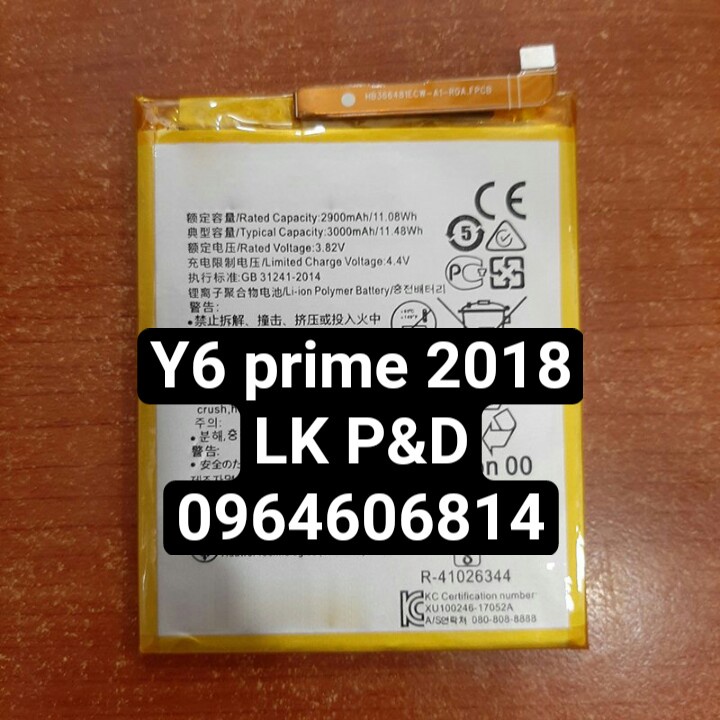 Pin điện thoại Hw Y6 Prime 2018