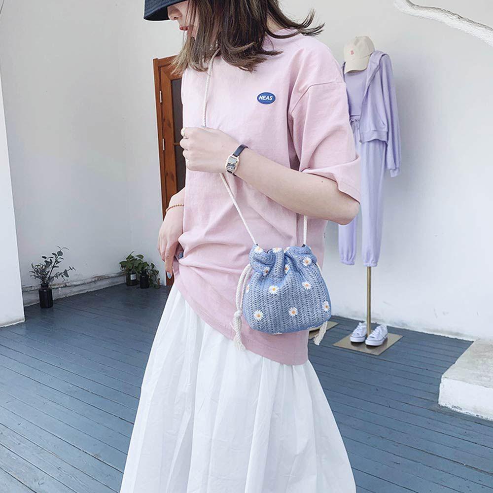 Túi Cói Dây Rút Đeo Chéo MIHAN1