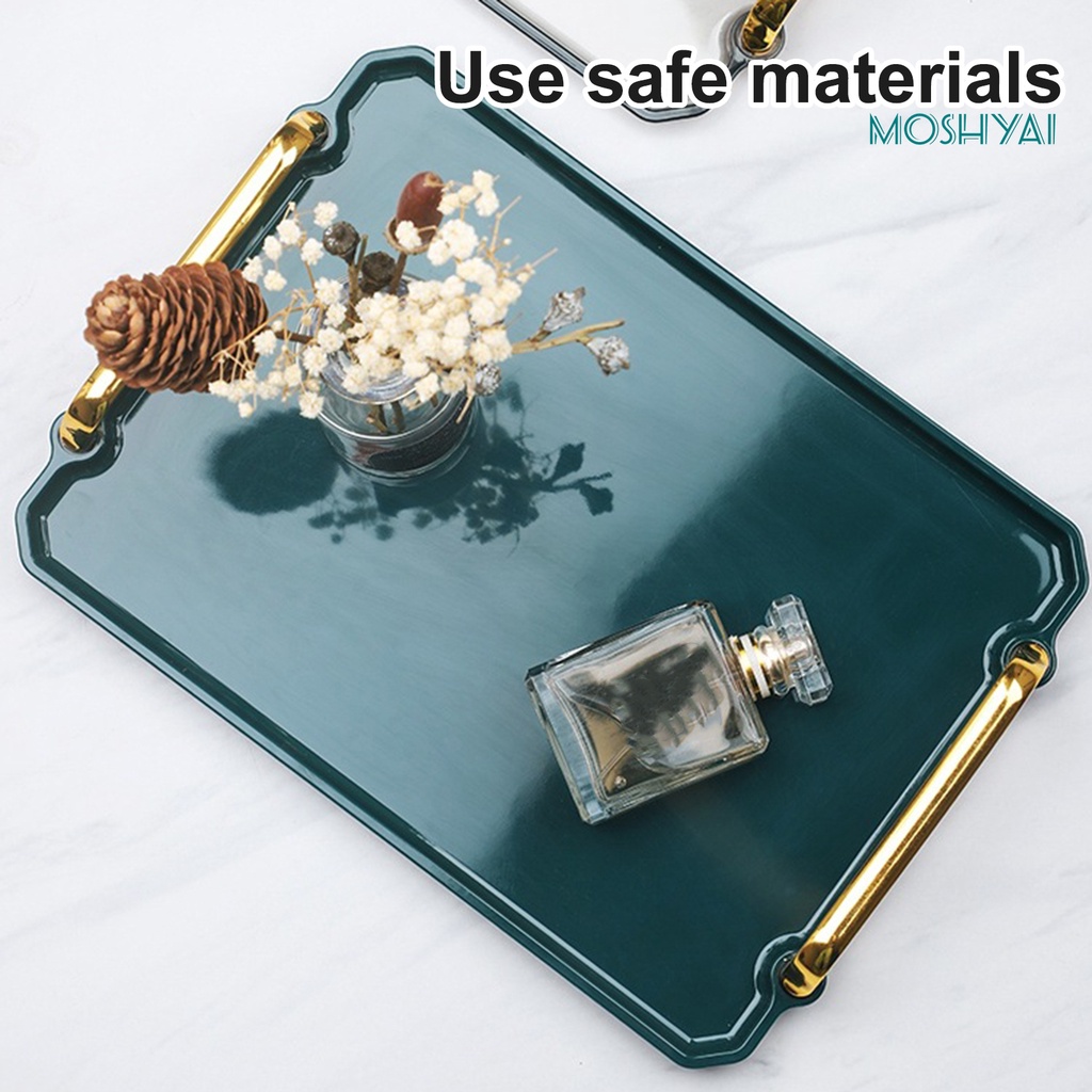 Khay Phục Vụ Thức Ăn Vặt Biến Hình Có Tay Cầm Bằng Nhựa Chống Trượt Đa Năng