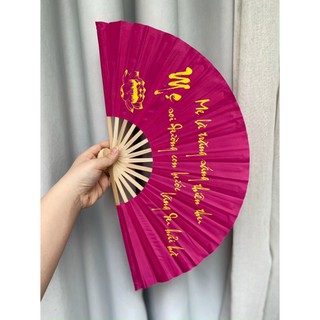QUẠT GIẤY  SIZE  ĐẠI  THƯ PHÁP SIÊU ĐẸP