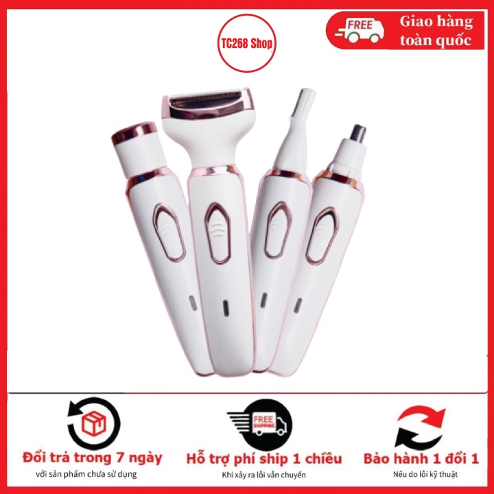Máy cạo lông mày, cạo lông đa năng body toàn thân 4 trong 1