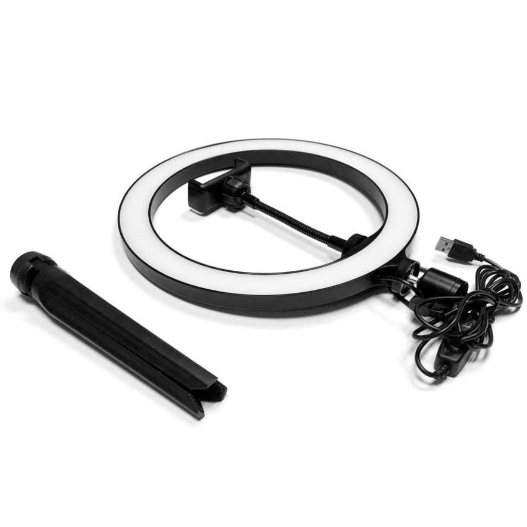 Đèn LiveStream Bán Hàng 26cm, Thiết Kế Tùy Chỉnh 3 Chế Độ Sáng, Dùng Để LiveStream, Chụp Ảnh Sản Phẩm