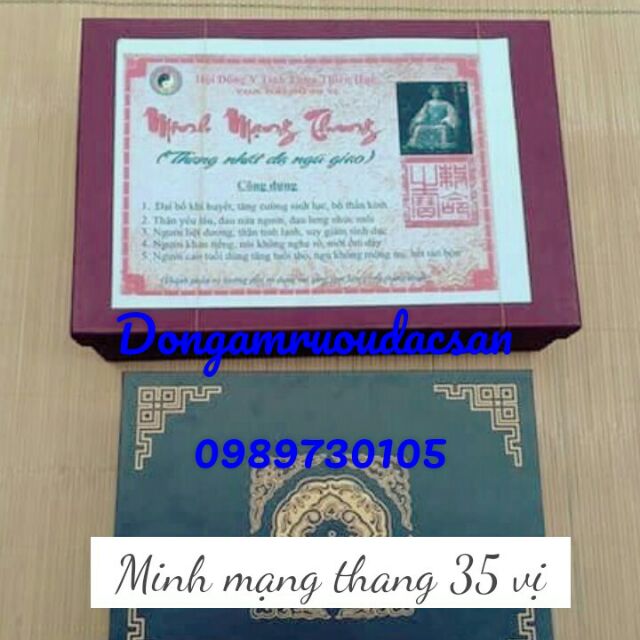 Minh mạng thang hộp 35 vị! Cứu cánh cho phái mạnh!