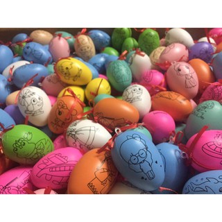  Set 20 trứng tô màu kèm 4 bút màu (túi lưới)  M5 in 1  Jmã VL