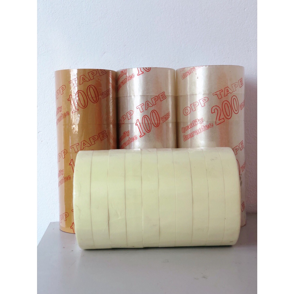 Băng keo trong, đục 100 200yard, băng keo xốp, giấy, alu
