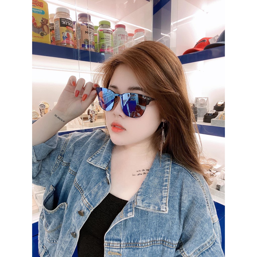 Kính mắt nam nữ 💥💥💥RayBan Clubmaster RB3576 153/7V mẫu Tráng gương cực sành điệu