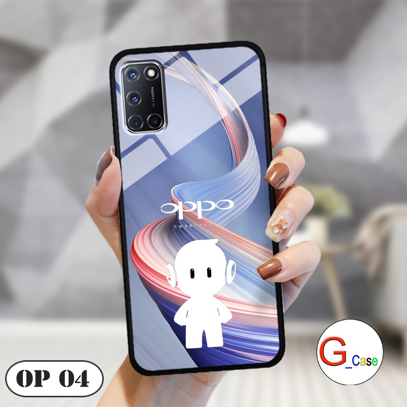 Ốp lưng Oppo A52 / A92  - in hình 3D Logo điện thoại