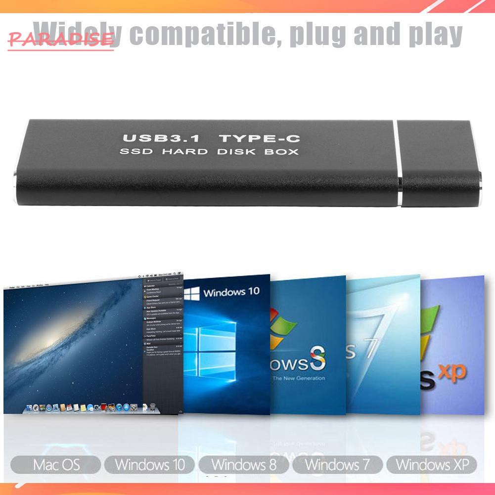 Hộp Đựng Ổ Cứng Ssd Usb3.1 Type C Sang M.2 Ngff | BigBuy360 - bigbuy360.vn