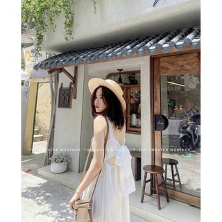 ĐẦM MAXI ĐUÔI CÁ NƠ LƯNG (KÈM VIDEO HÌNH THẬT)i