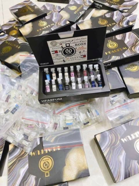 Bộ Test 18 Chai Tinh Dầu Nước Hoa Pháp Hparfum