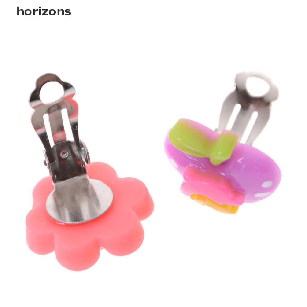 Set 20 Đôi Bông Tai Dạng Kẹp Dễ Thương Cho Bé Gái