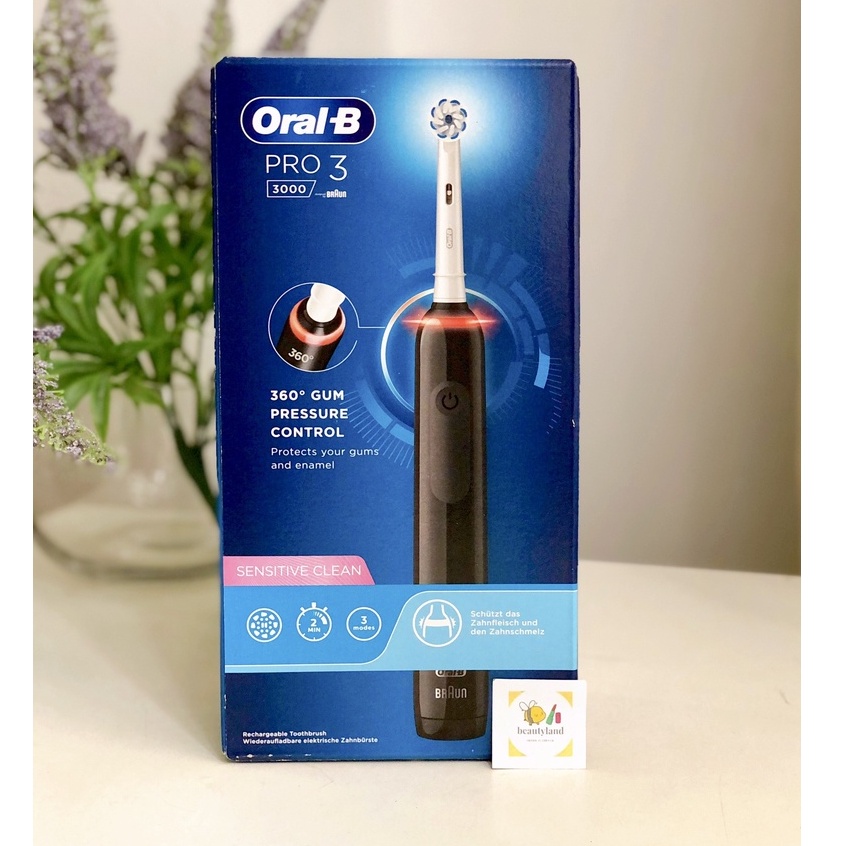 Bàn chải điện Oral B pro 3 3000 Mẫu Mới