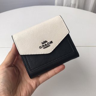 Ví nữ có dây kéo bằng da PU mới của COACH / 27252