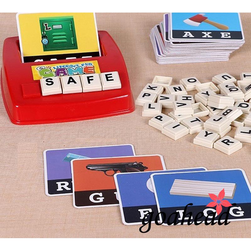 ☞❀❤♕GOAHot Early Educational Toy Gift Fun Learning English Spell the Word for Children