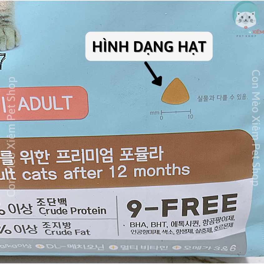 Hạt cho mèo lớn Catsrang adult 1,5kg 2kg thức ăn khô mèo trưởng thành catrang Con Mèo Xiêm