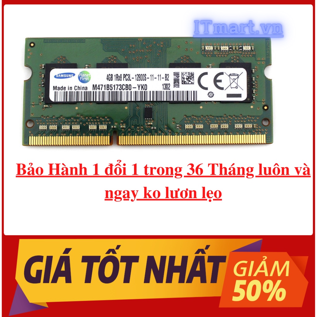 Ram Laptop 8Gb 4GB DDR3 DDR3L bus 1600Mhz nhiều hãng micron hynix samsung giao mặc đinh không chọn thương hiệu | BigBuy360 - bigbuy360.vn