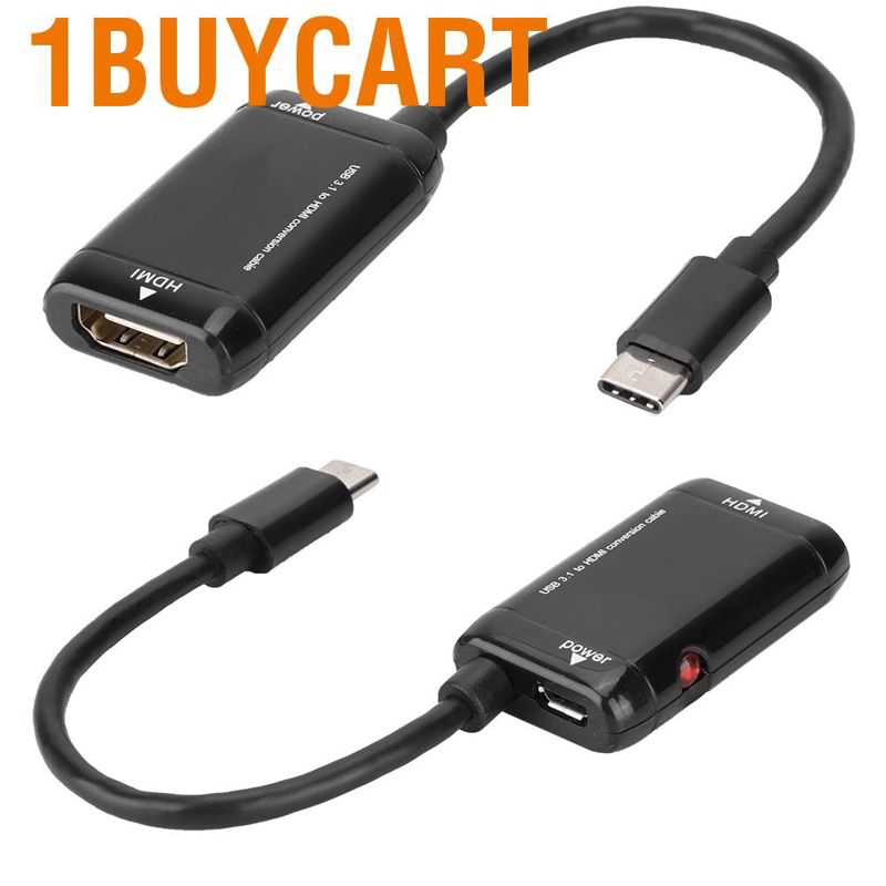 1 Dây Cáp Chuyển Đổi Usb-C Type C Sang Hdmi Usb 3.1 Cho Mhl Android Phone Tablet