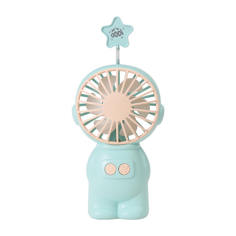 Quạt Cầm Tay Mini Hình Phi Hành Gia Hoạt Hình Có Cổng Sạc usb