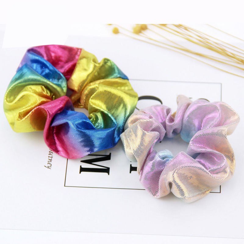 Dây buộc tóc màu gradient xinh xắn