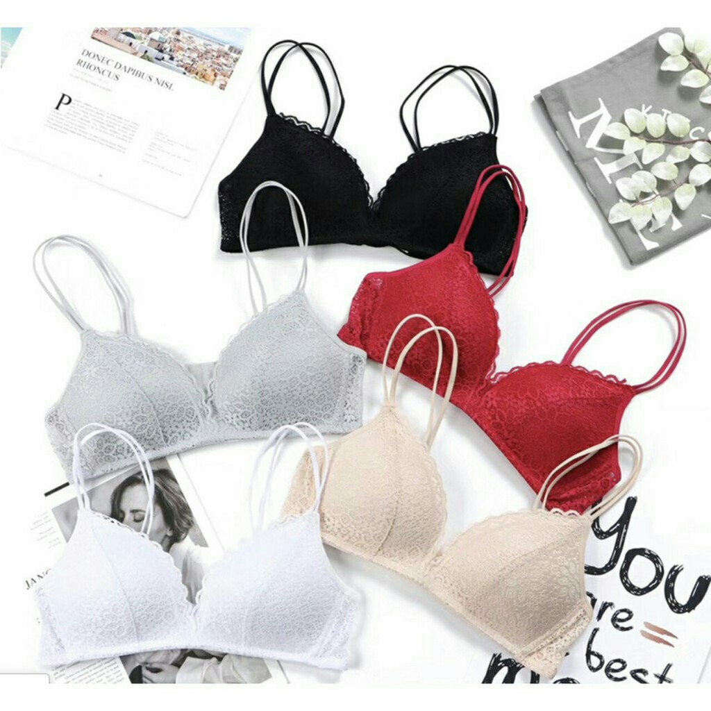 Áo Lót Đúc Ren Không Gọng Đệm Mỏng Siêu Mát Siêu Đẹp - ÁO REN MỎNG