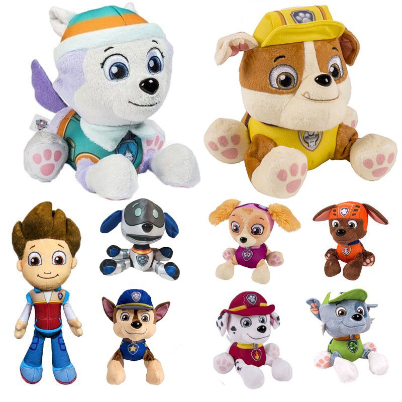 Đồ chơi búp bê nhồi bông nhân vật hoạt hình PAW Patrol 18cm - 30cm dễ thương