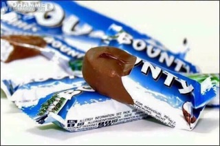 Kẹo socola dừa bounty 100g