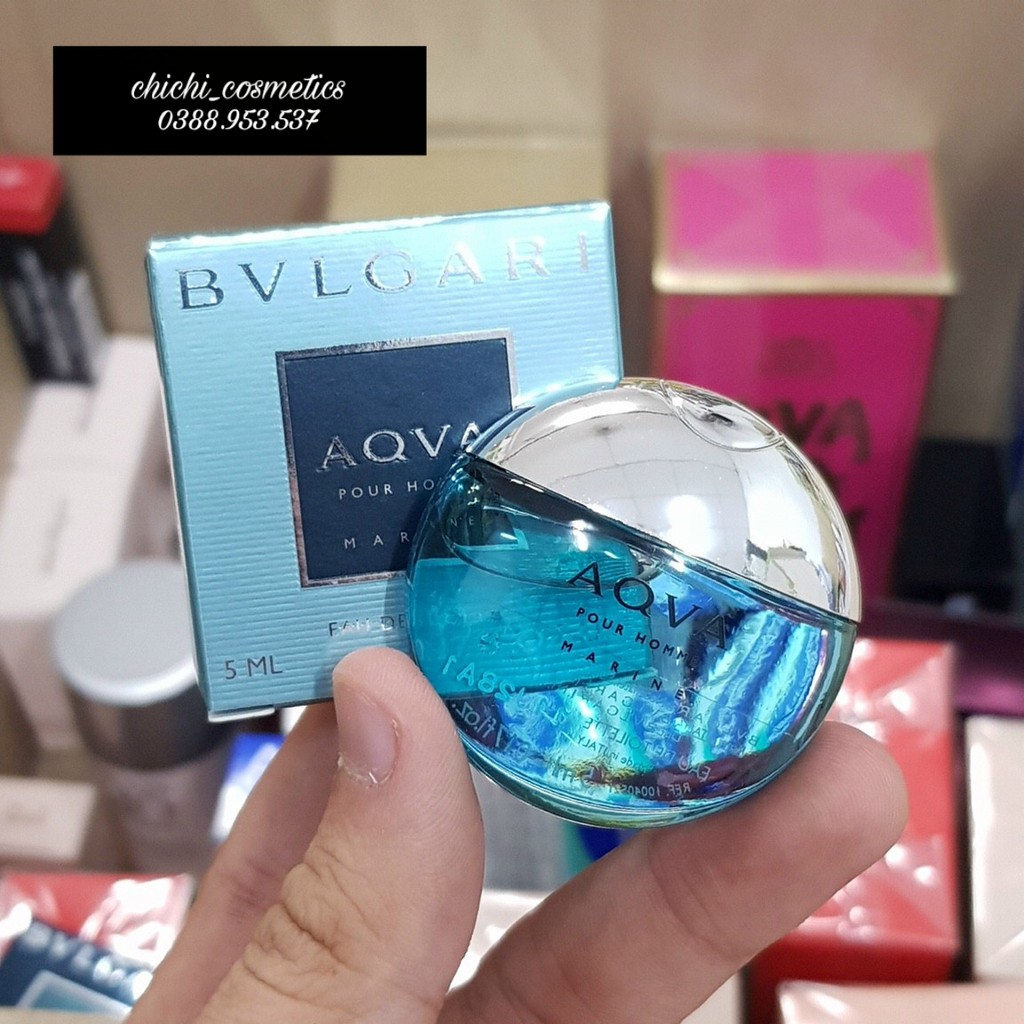 [403224 - 5ml] Nước Hoa Bvlgari - Aqva Pour Homme Marine