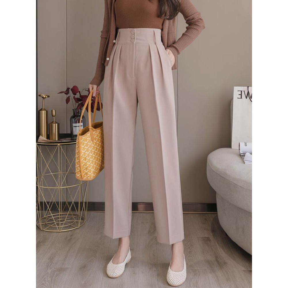 QUẦN BAGGY cạp bản to 3 khuy siêu sang hàng mới ra