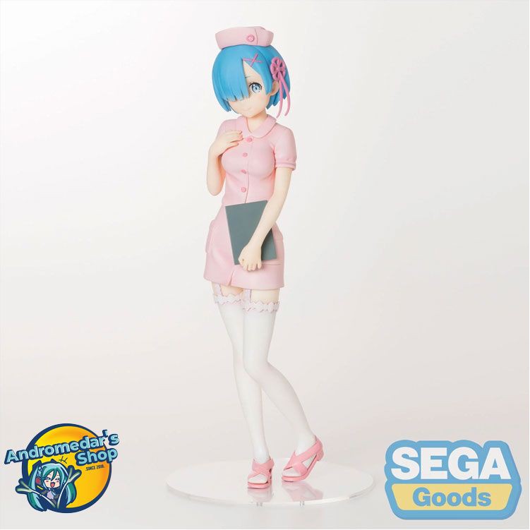 [Sega] Mô hình nhân vật Re ZERO Starting Life in Another World Rem Pink Nurse Ver Figure