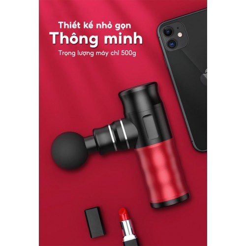 Súng massage cầm tay Mini Ming Zhen MZ-138G - Pin sạc