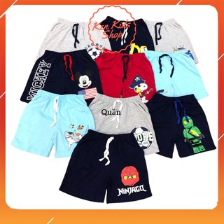 Quần Short HM thun cotton Bé Trai (10-30kg)