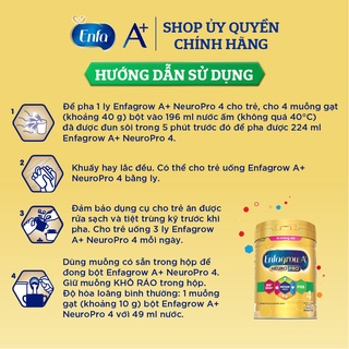 (Date 2024) Sữa bột Enfagrow A+ 4 MFGM Pro 830g